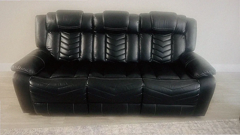 Black Power Recliner Sofa